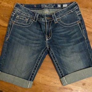 COPY - Miss Me denim Bermuda shorts - Size 27